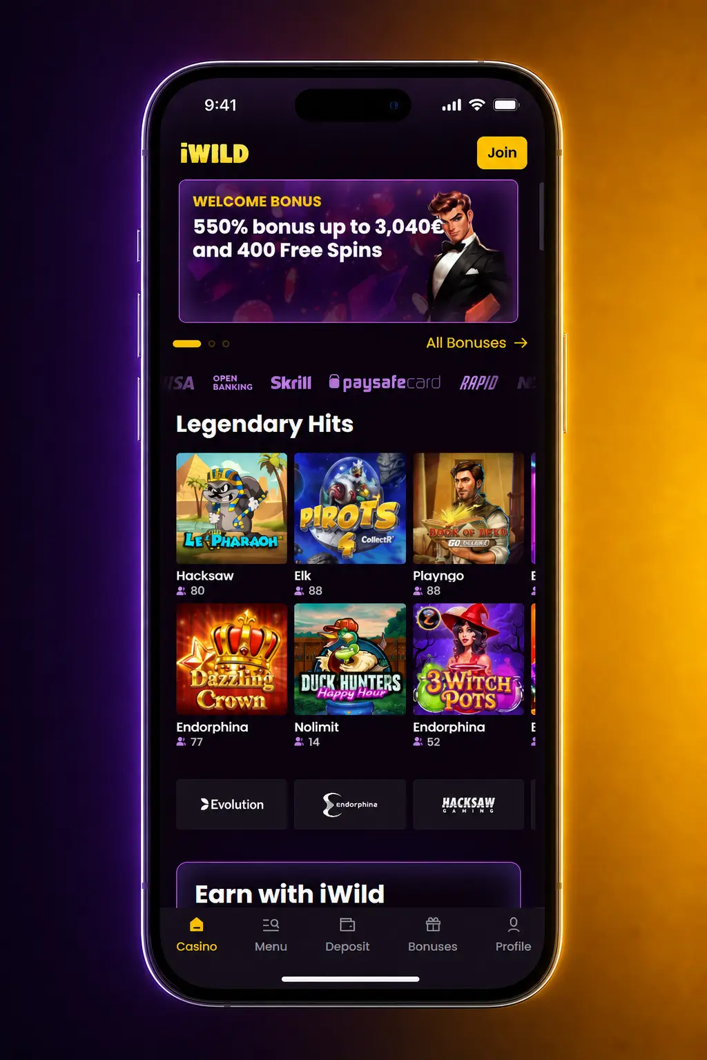 iWild Casino sportsbook guide showing steps to place a UK bet with odds, GBP stake, and bet slip